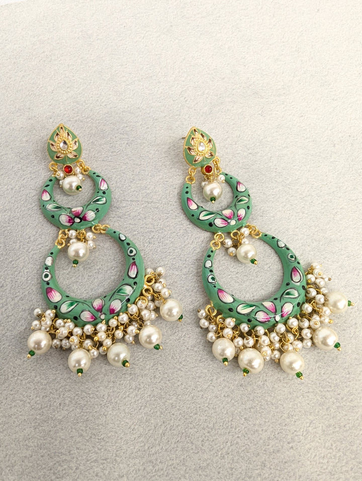 Aahana  Meanakari Earrings