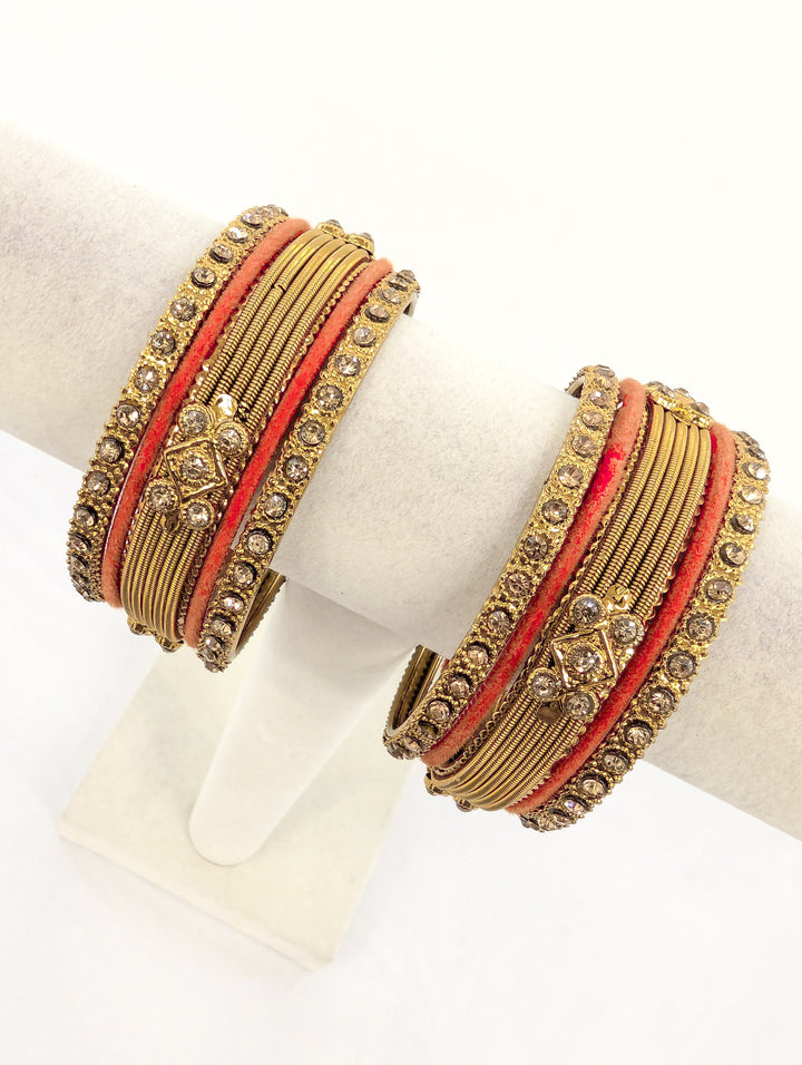 Zara Stones Bangles  - 2 HAND SET