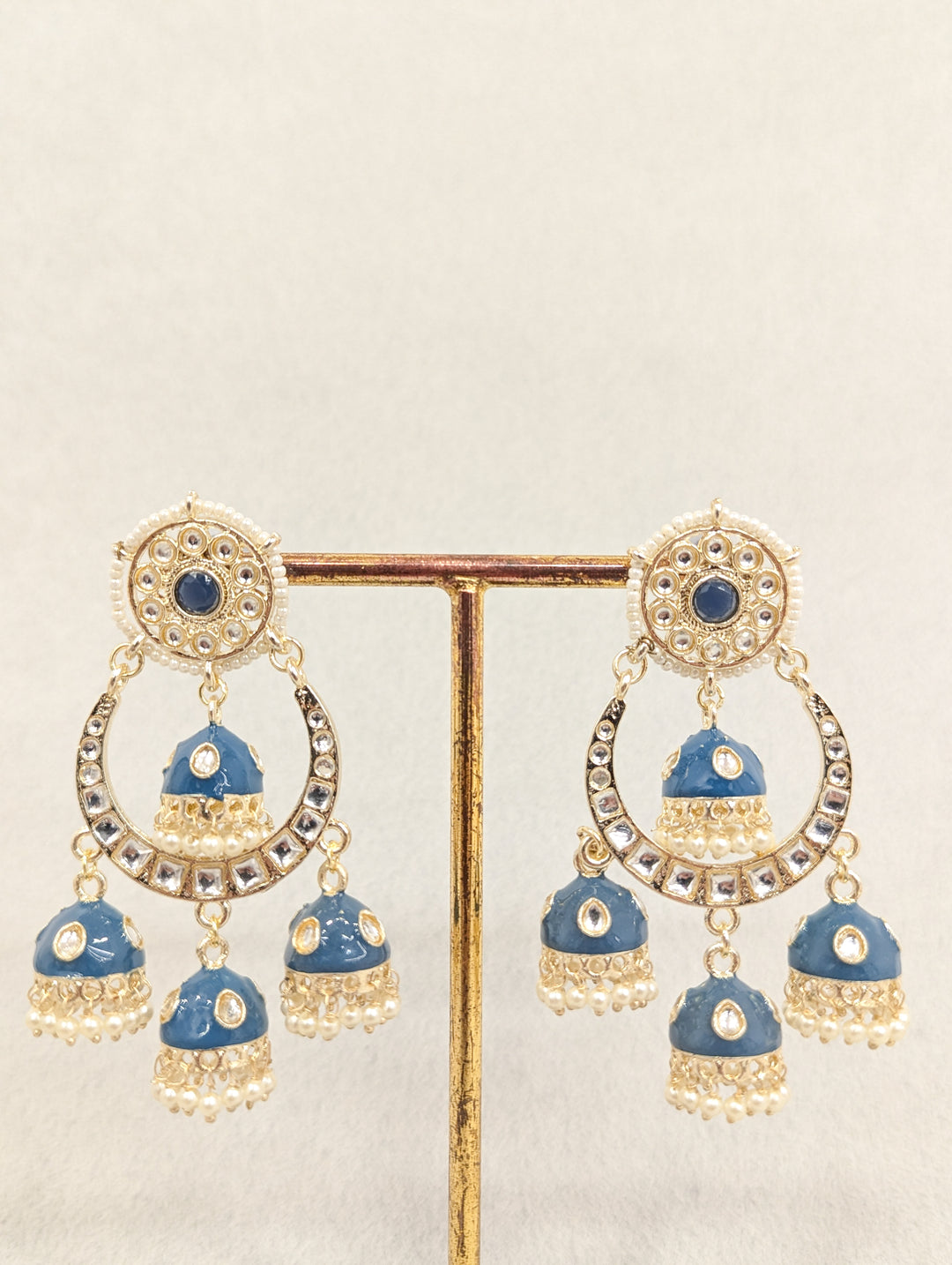 Varsha Meanakari Jummka Earrings