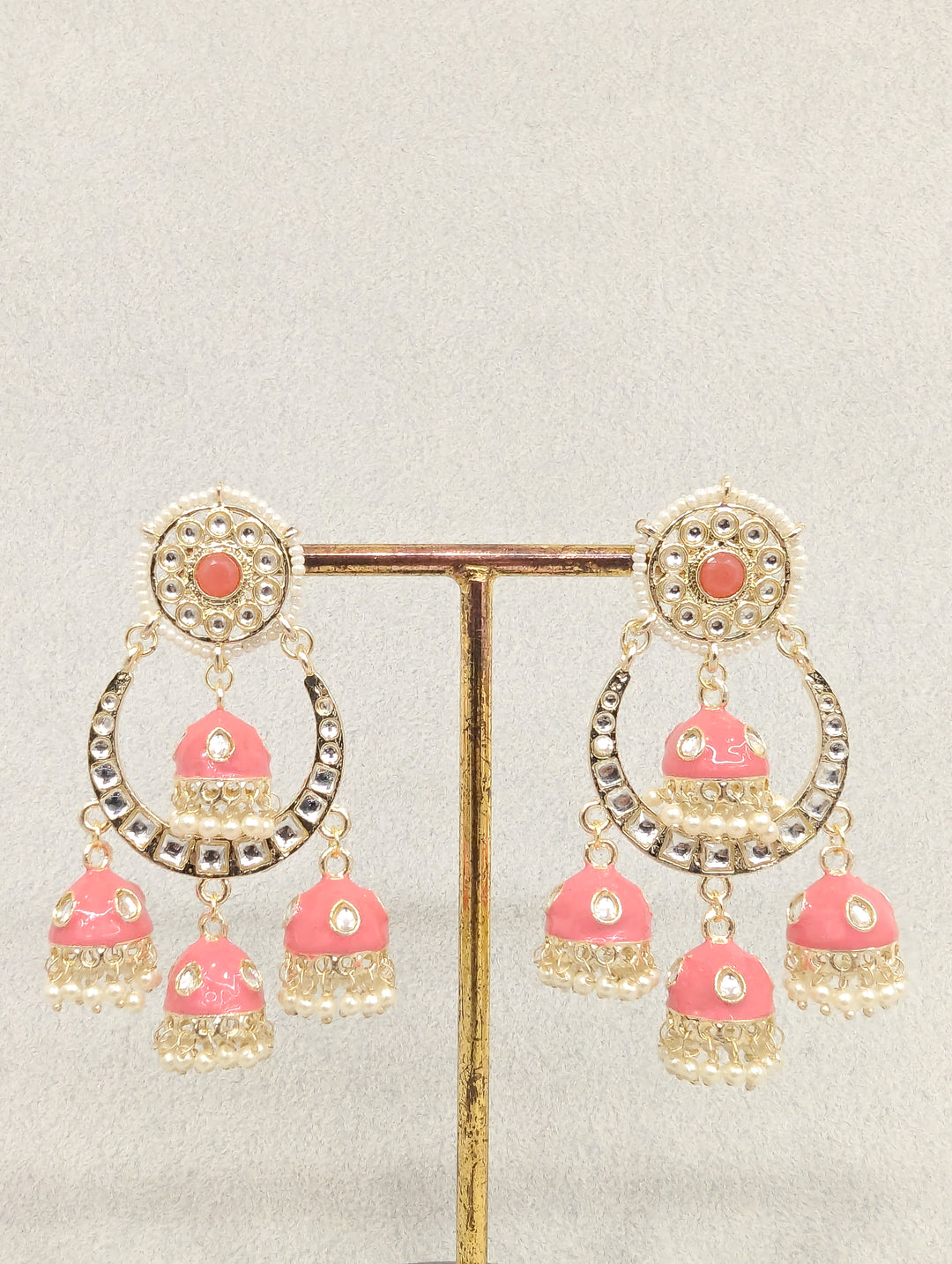 Varsha Meanakari Jummka Earrings