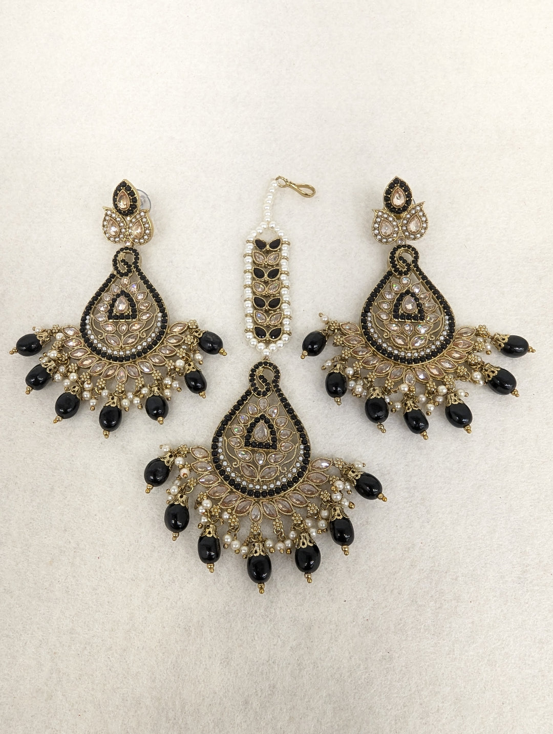 Rakhi Polki Earing With Tikka