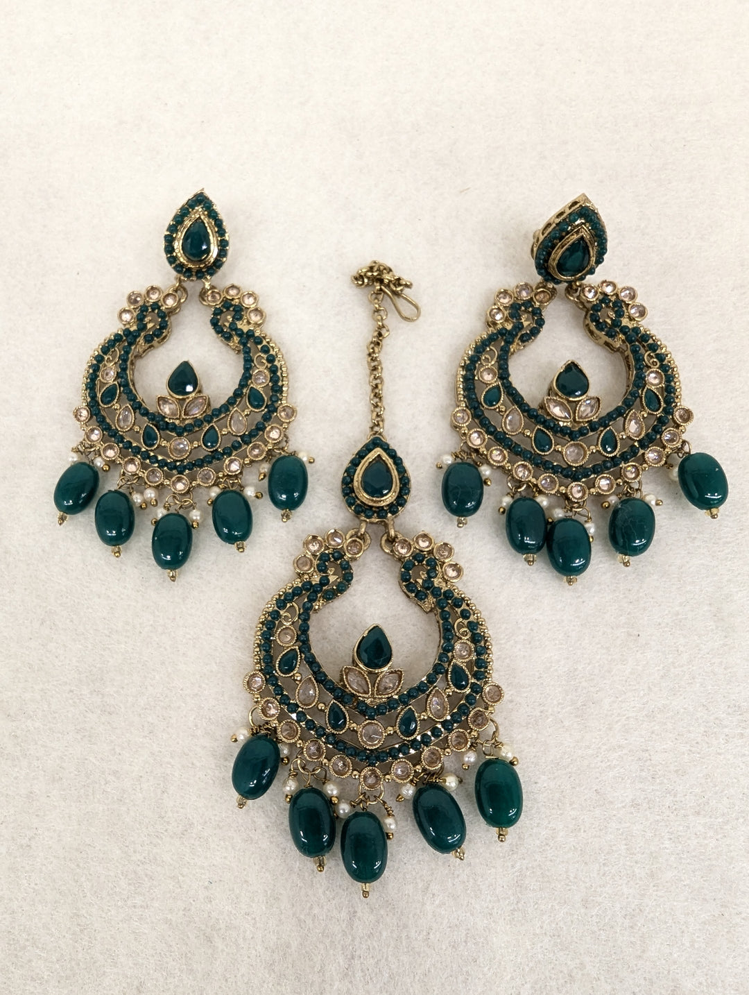 Kiara Polki Earring With Tikka