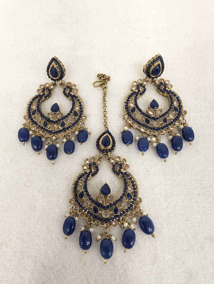 Kiara Polki Earring With Tikka