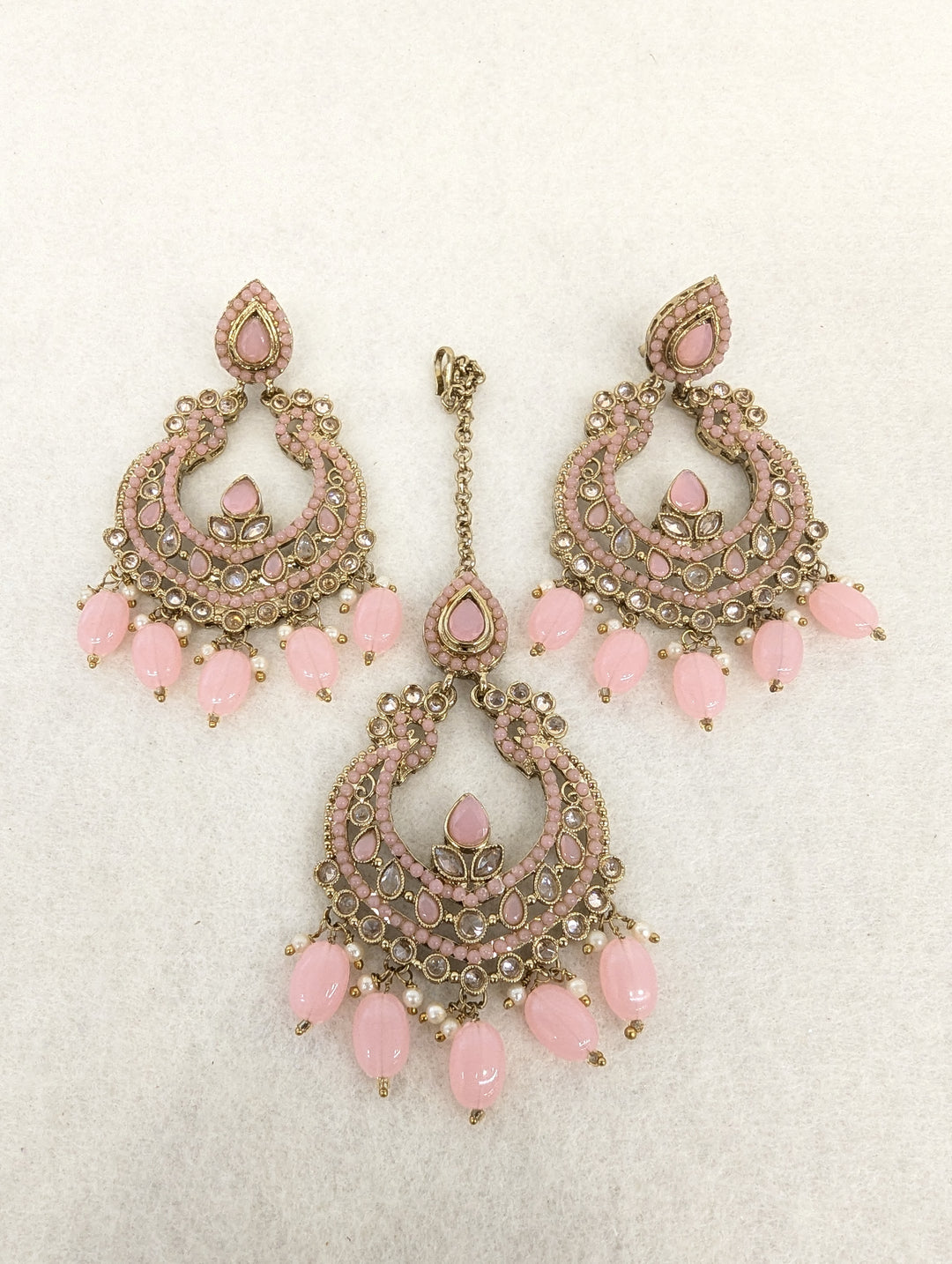 Myra Polki Earing With Tikka