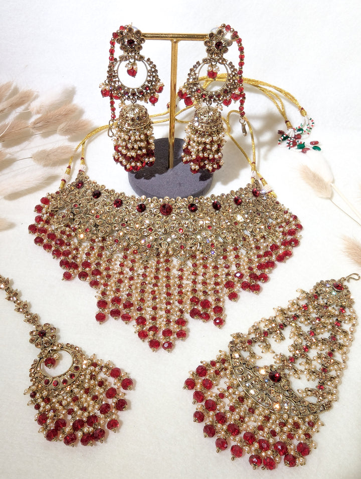 Namrata Stone Semi Bridal Set