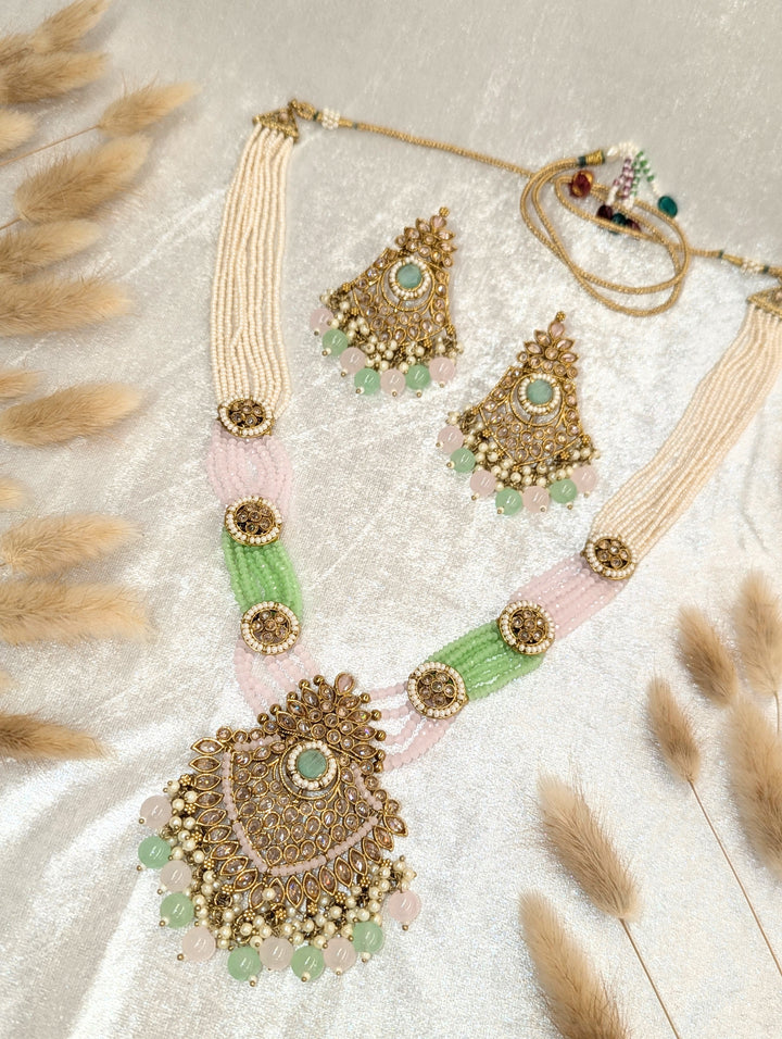 Divya Polki Mala with Earrings