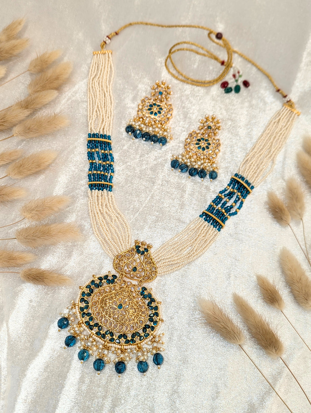 Ankita Polki Mala with Earrings