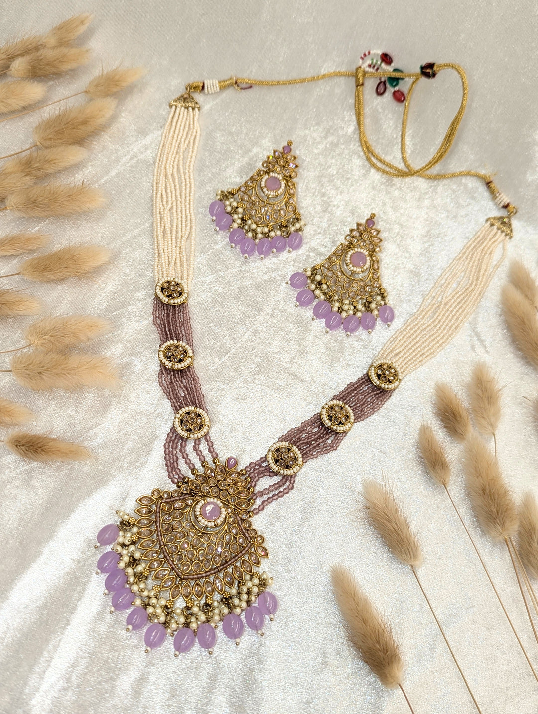 Divya Polki Mala with Earrings