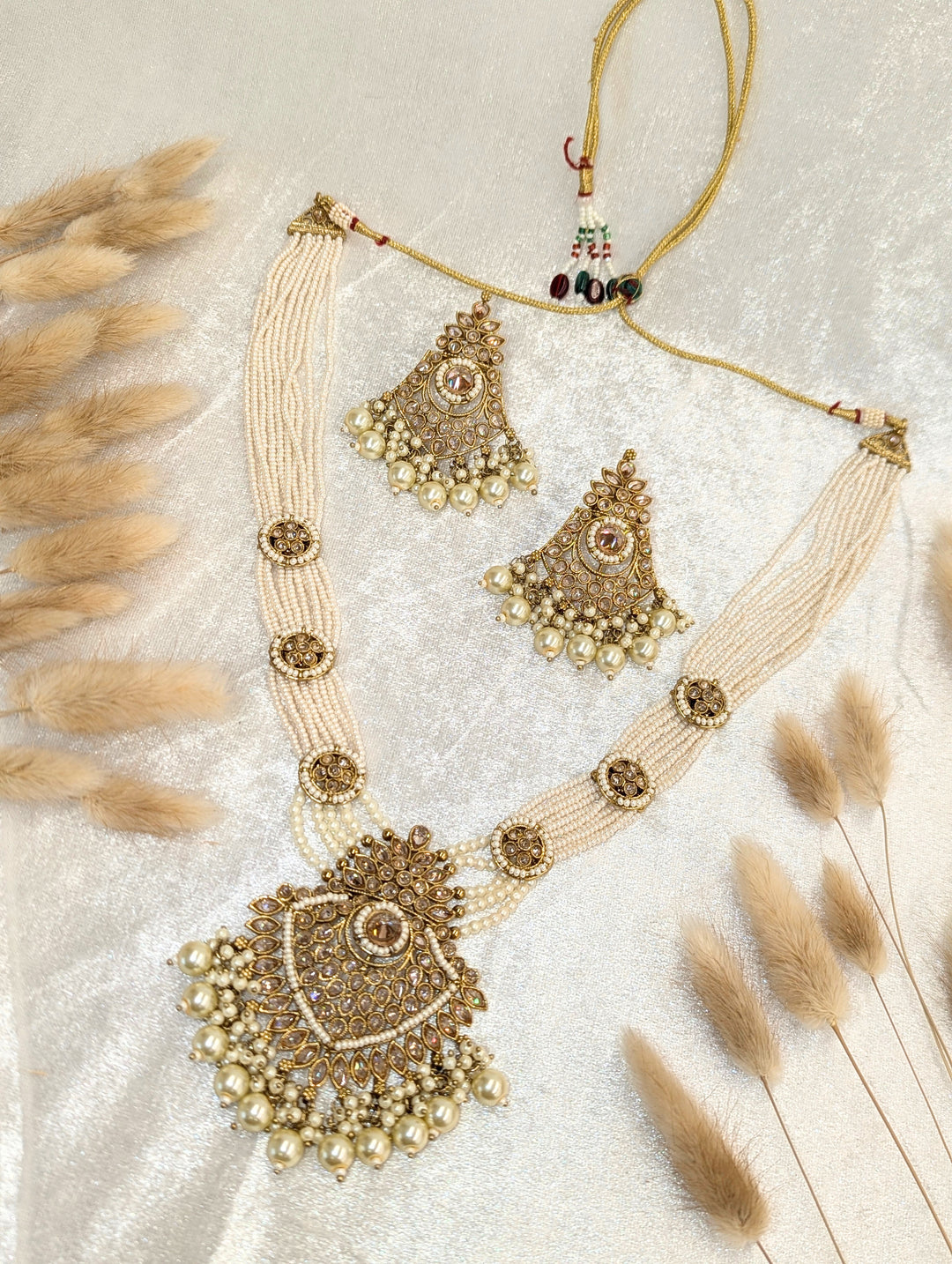 Divya Polki Mala with Earrings