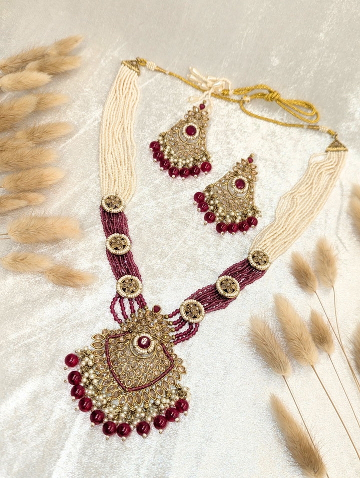 Divya Polki Mala with Earrings
