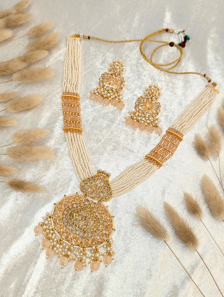 Ankita Polki Mala with Earrings