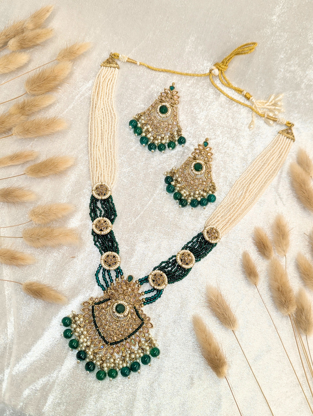Divya Polki Mala with Earrings