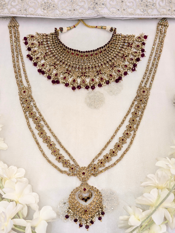 Tanisha Polki Bridal Full Set