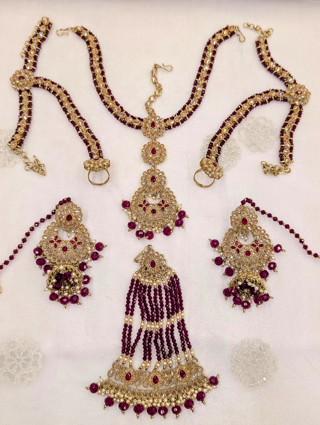 Tanisha Polki Bridal Full Set