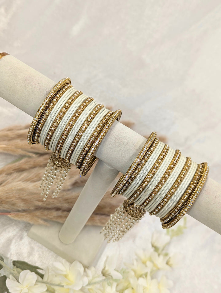 Mehar Jhumka Stone Bangles