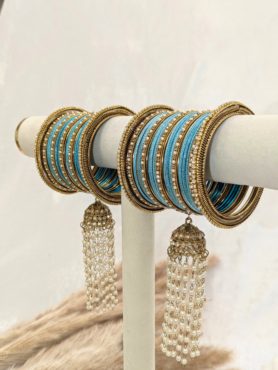 Saanvi Jhumka Stone Bangles