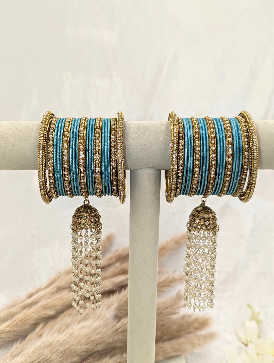 Saanvi Jhumka Stone Bangles