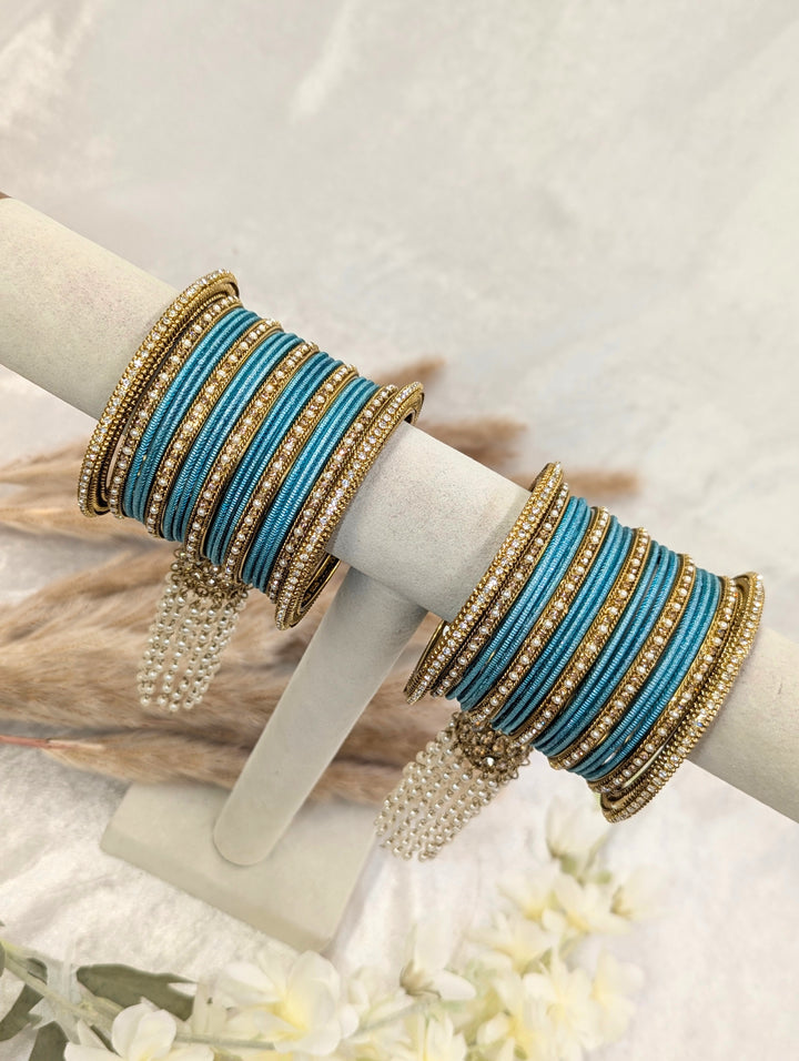 Saanvi Jhumka Stone Bangles