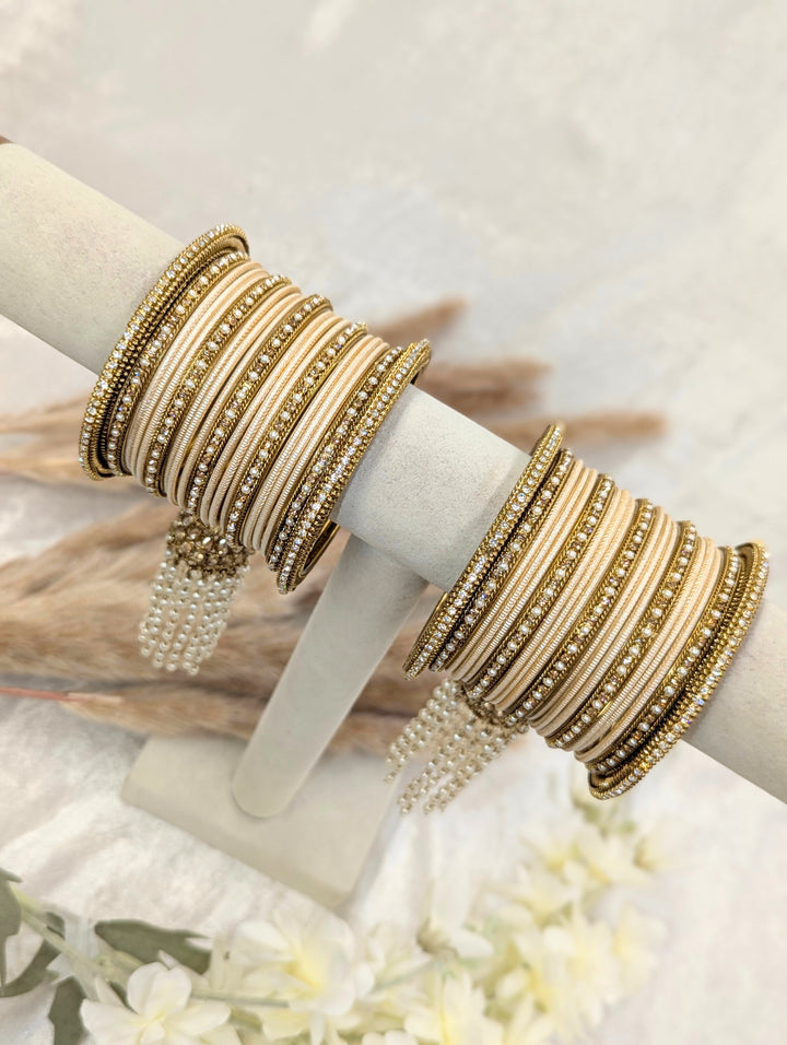 Amaya Jhumka Stone Bangles
