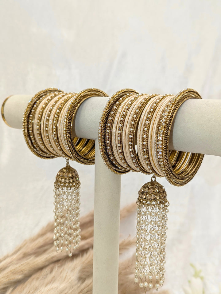 Amaya Jhumka Stone Bangles