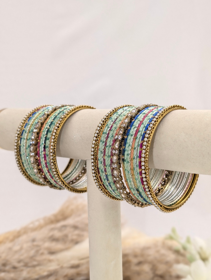 Multi-Color Polki Bangle