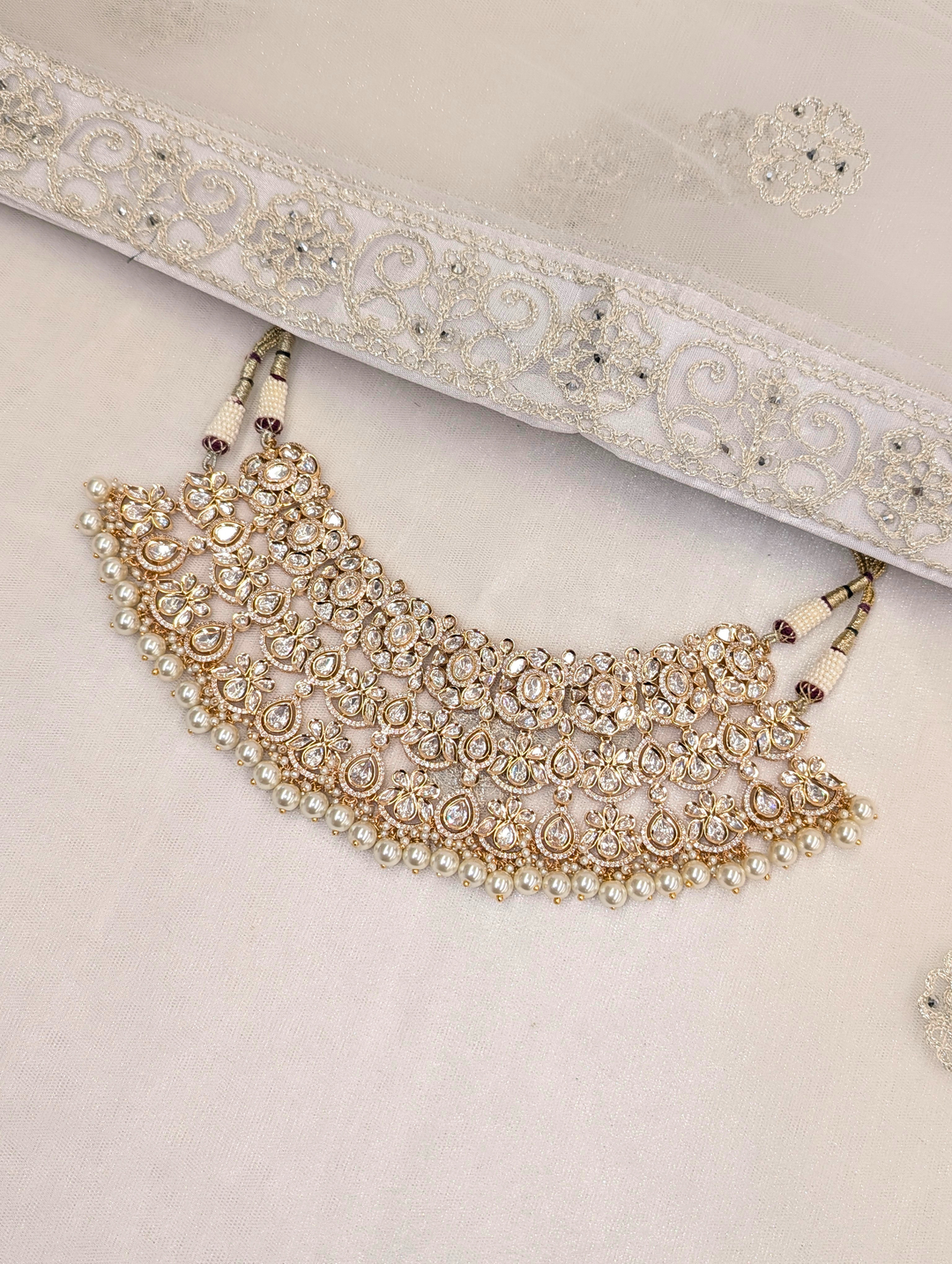 Aarohi Pure Uncut Kundan Bridal Set