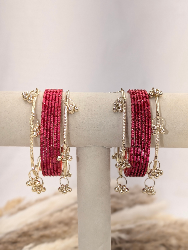Red Kashmiri Bangles