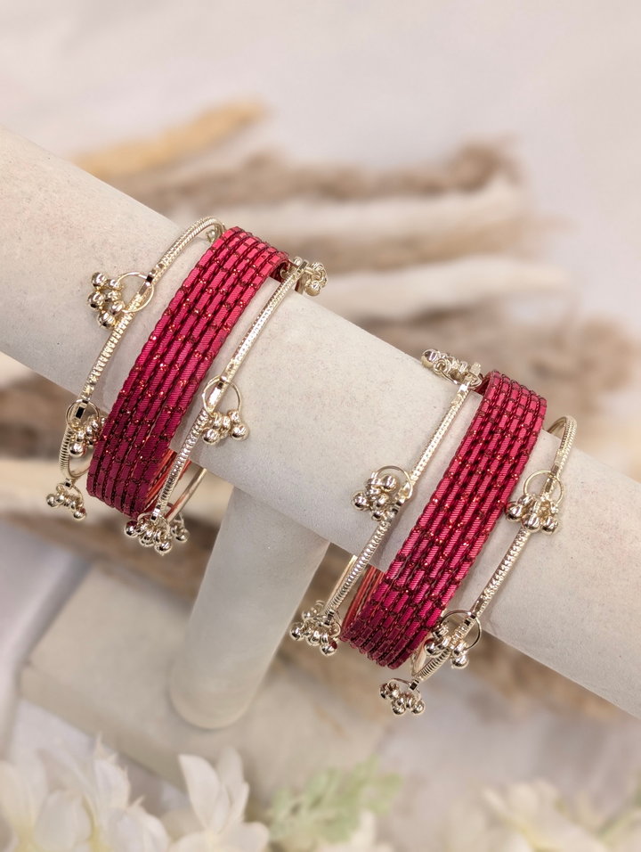 Red Kashmiri Bangles