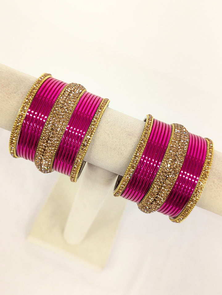 Kamini Stones Bangles  - 2 HAND SET