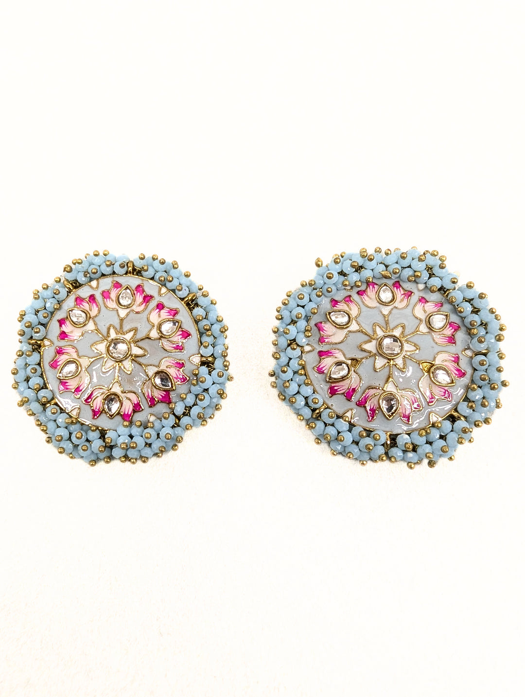 TARA MEENAKARI STUD EARRINGS