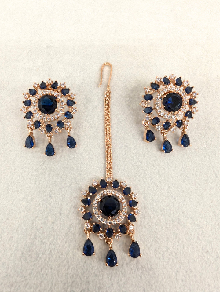 Zaira CZ Earring & Tikka