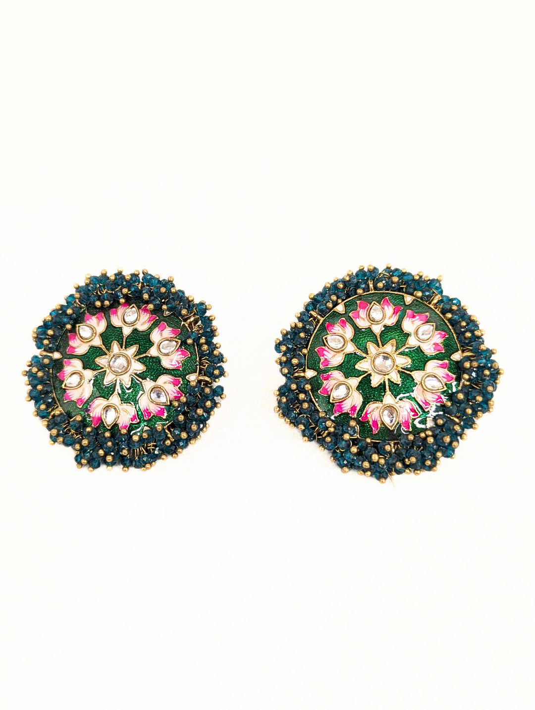 TARA MEENAKARI STUD EARRINGS