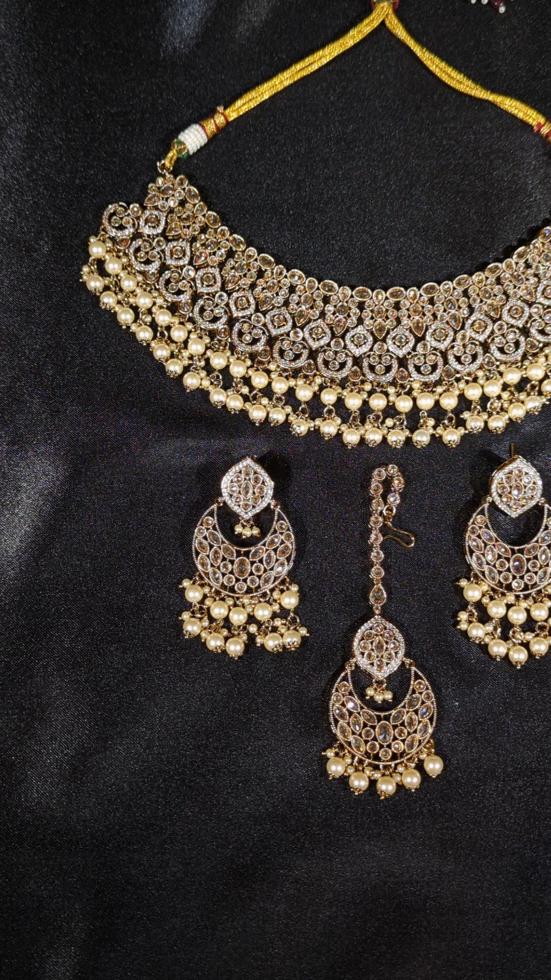 Sneha CZ Semi Bridal Set