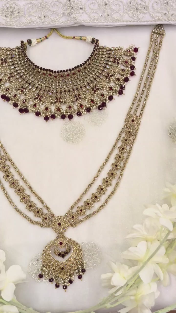 Tanisha Polki Bridal Full Set