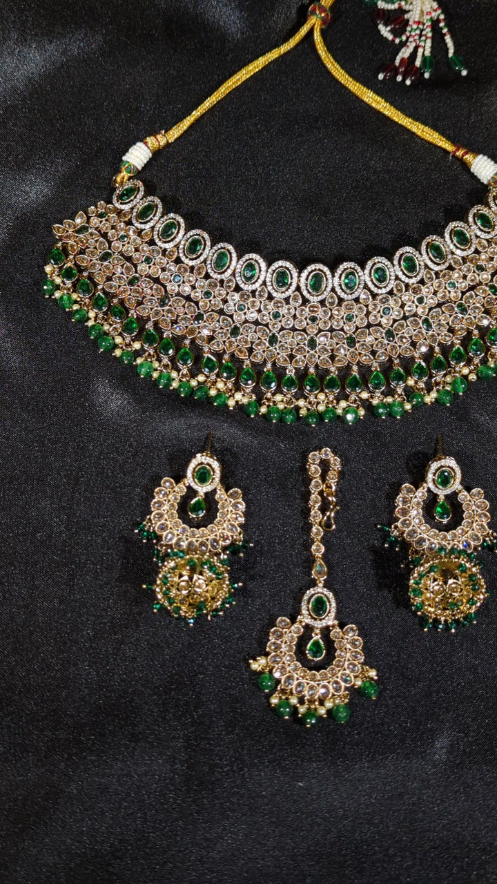 Bhavya Polki Semi Bridal Set