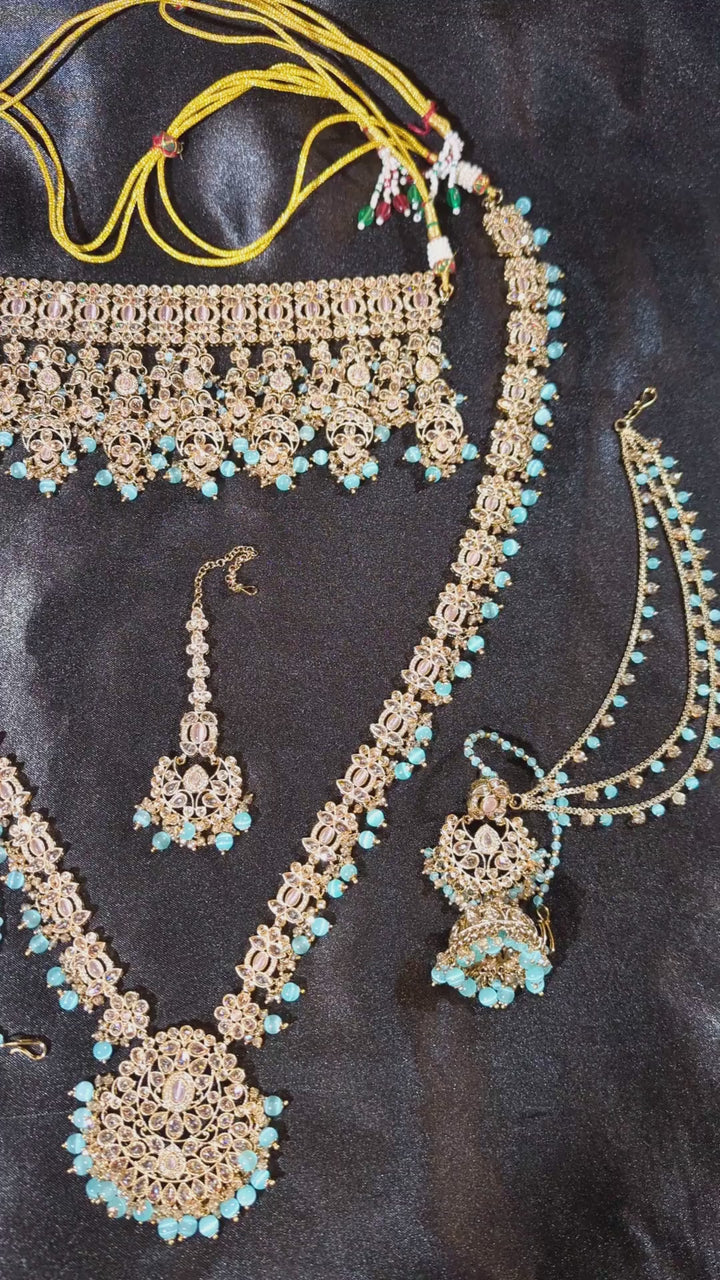 Amreen Polki Bridal  Full Set