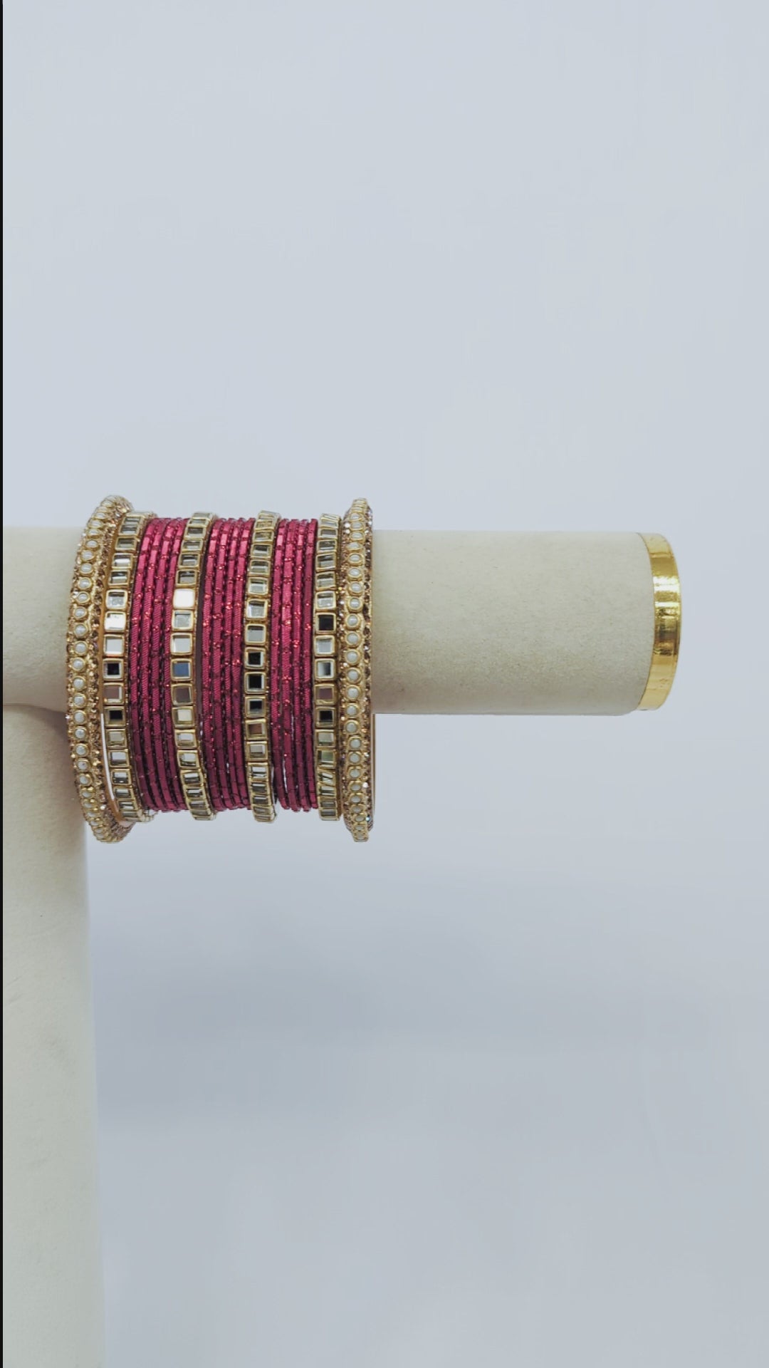 RED BANGLES - 2 HAND SET