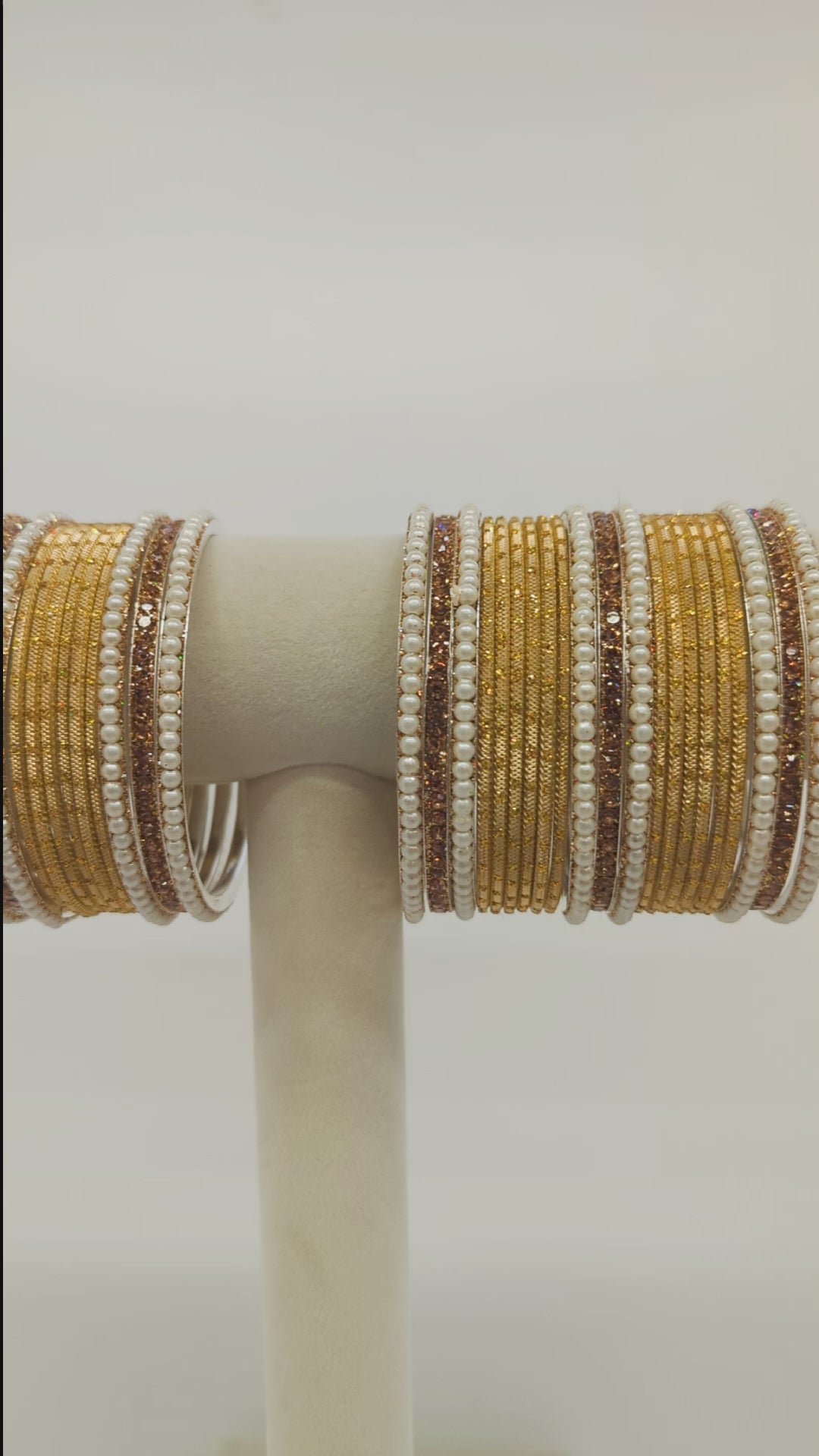 Samira Stones Bangles  - 2 HAND SET