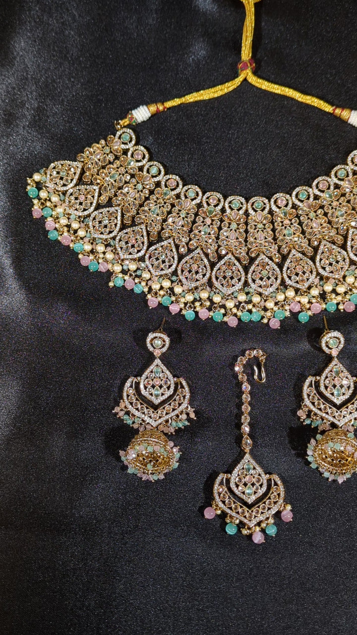 Charvi CZ Semi Bridal Set