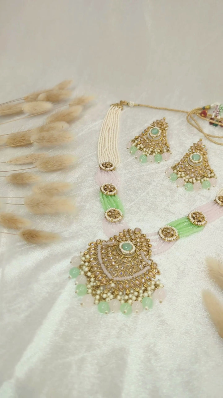 Divya Polki Mala with Earrings