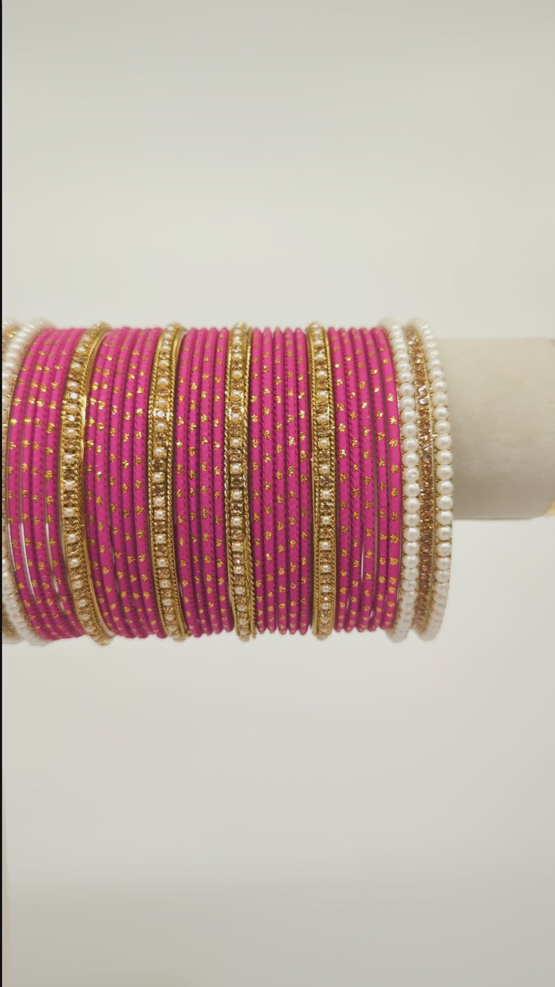 Zaina Stones Bangles  - 1 HAND SET