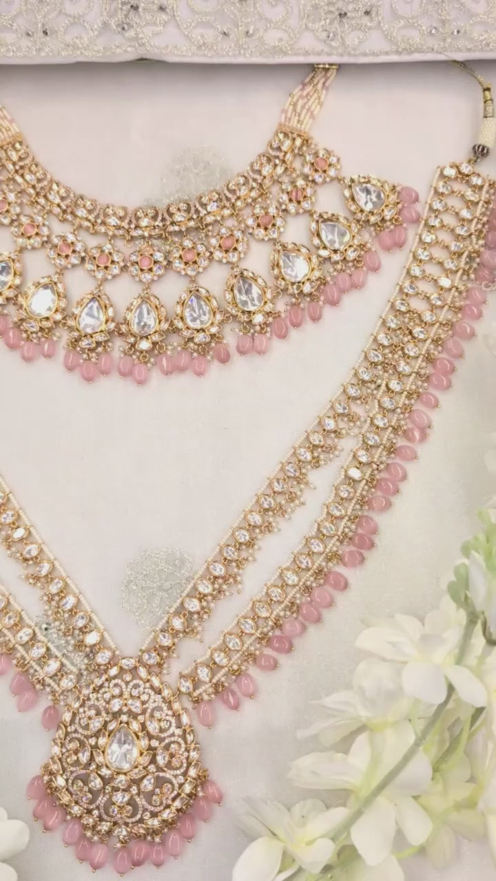 Aisha Pure Uncut Kundan Bridal Set