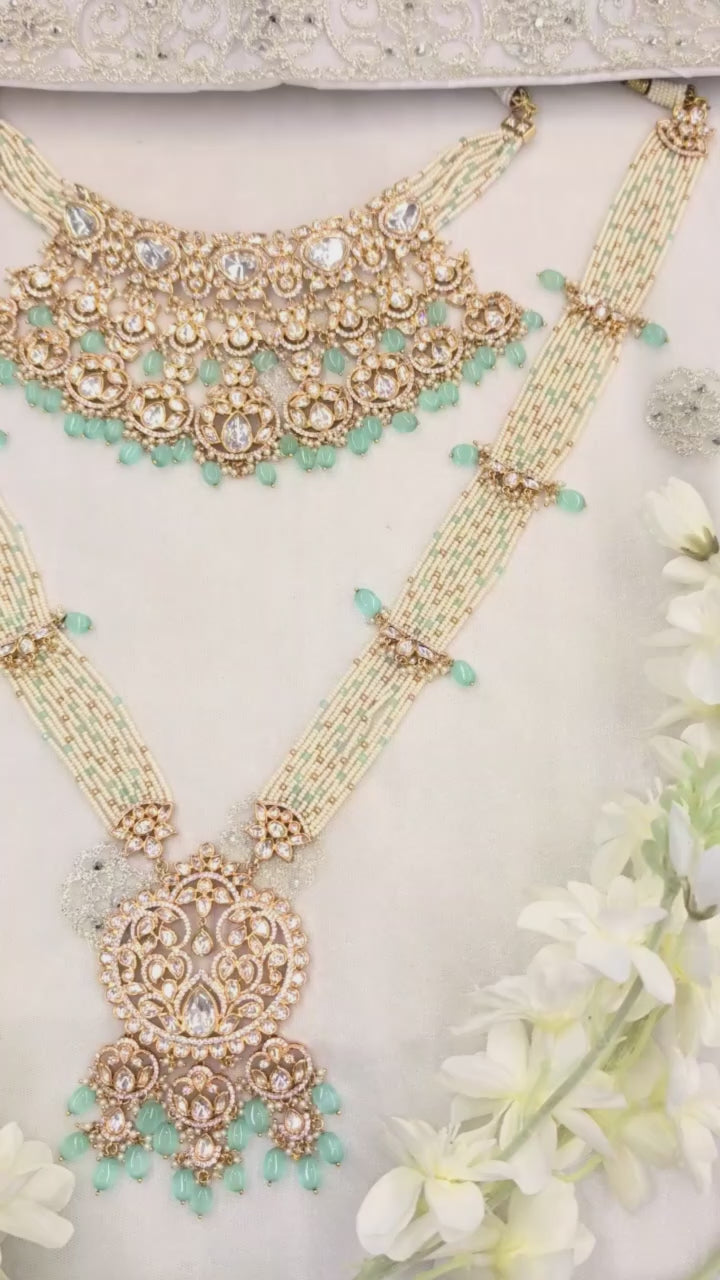 Arpita Pure Uncut Kundan Bridal Set