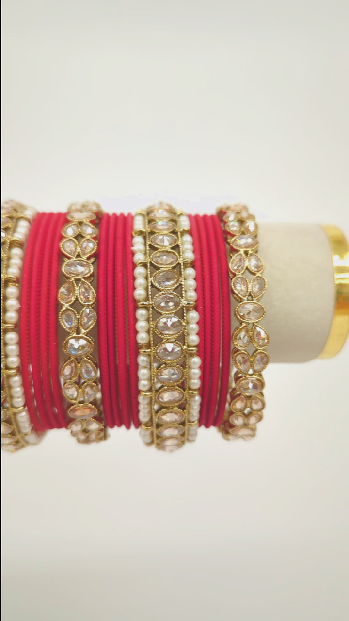 Sanya Polki Bangles - 1 HAND SET