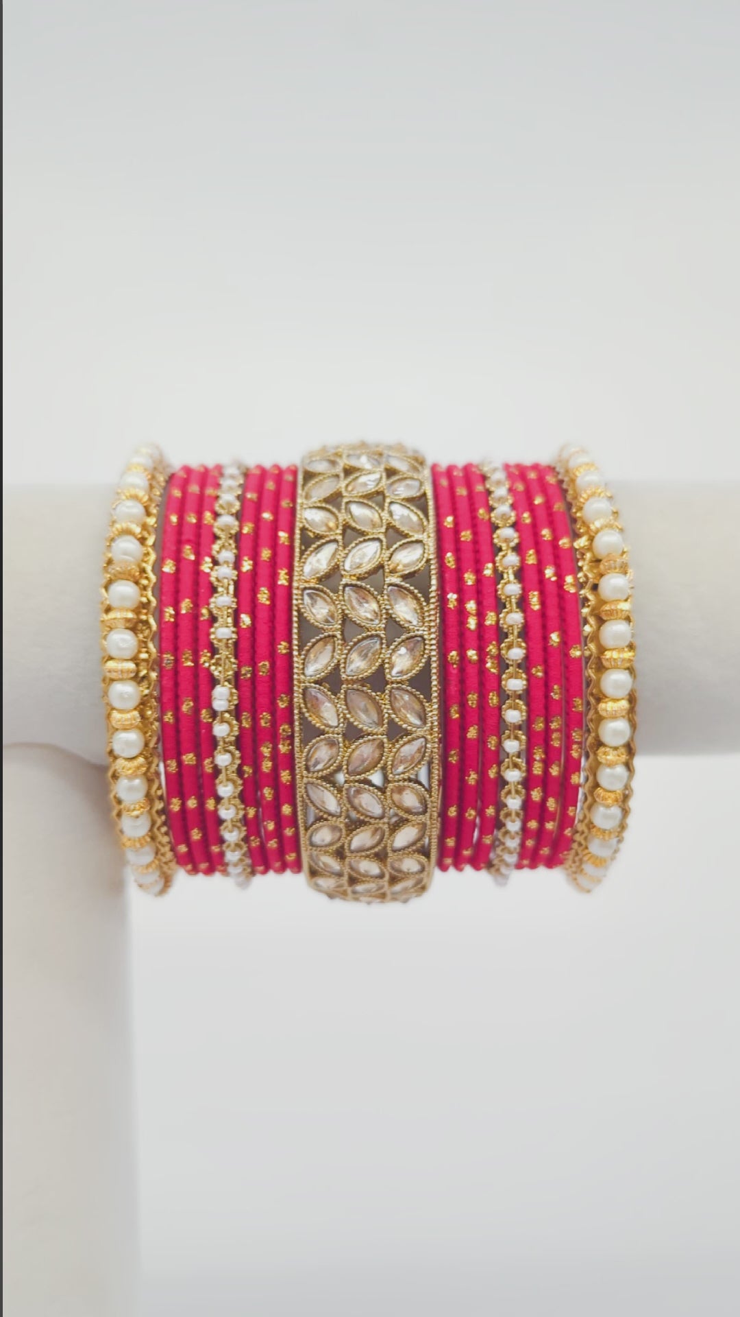 Kavya Stones Bangles  - 2 HAND SET