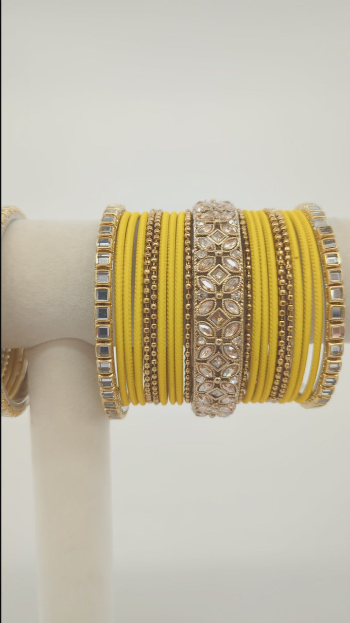 Kavya Stones Bangles  - 2 HAND SET