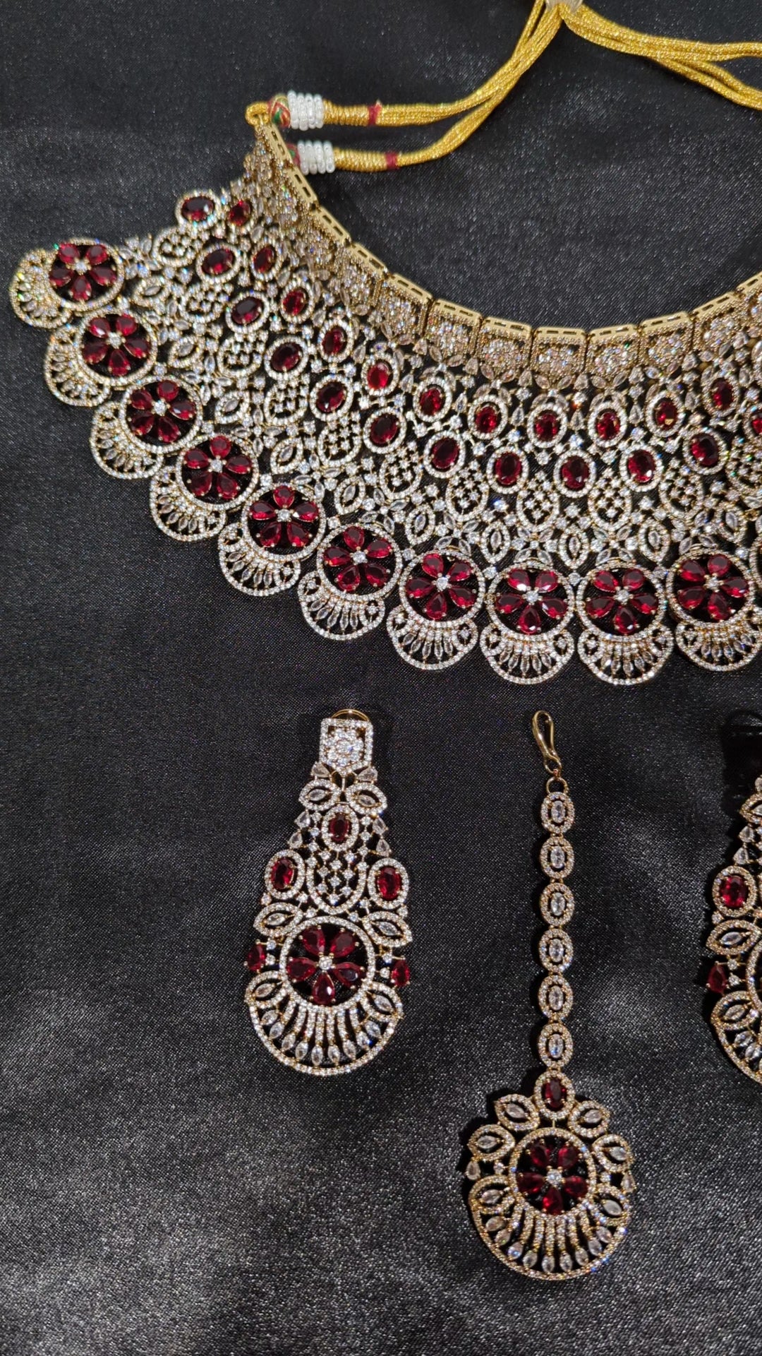 Neelam CZ Semi Bridal Set