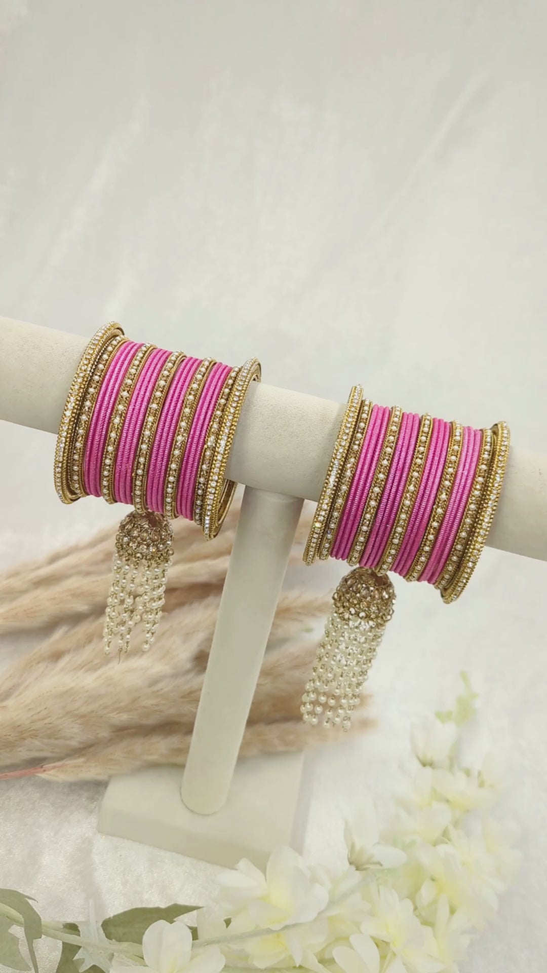 Saanvi Jhumka Stone Bangles