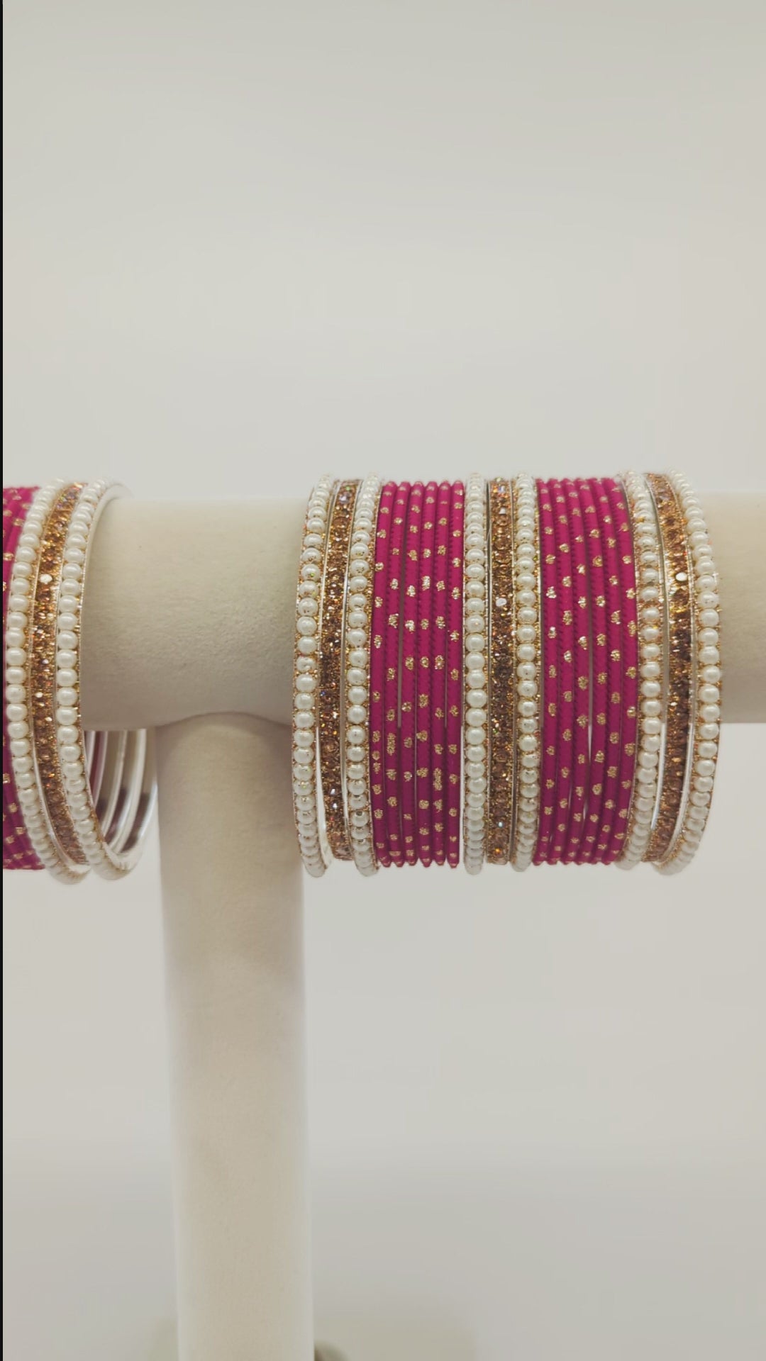 Trisha Stones Bangles  - 2 HAND SET