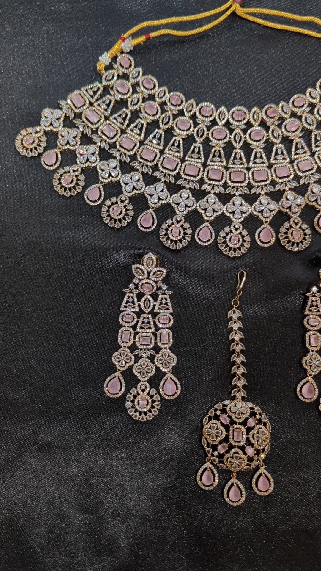 Aishani CZ Semi Bridal Set